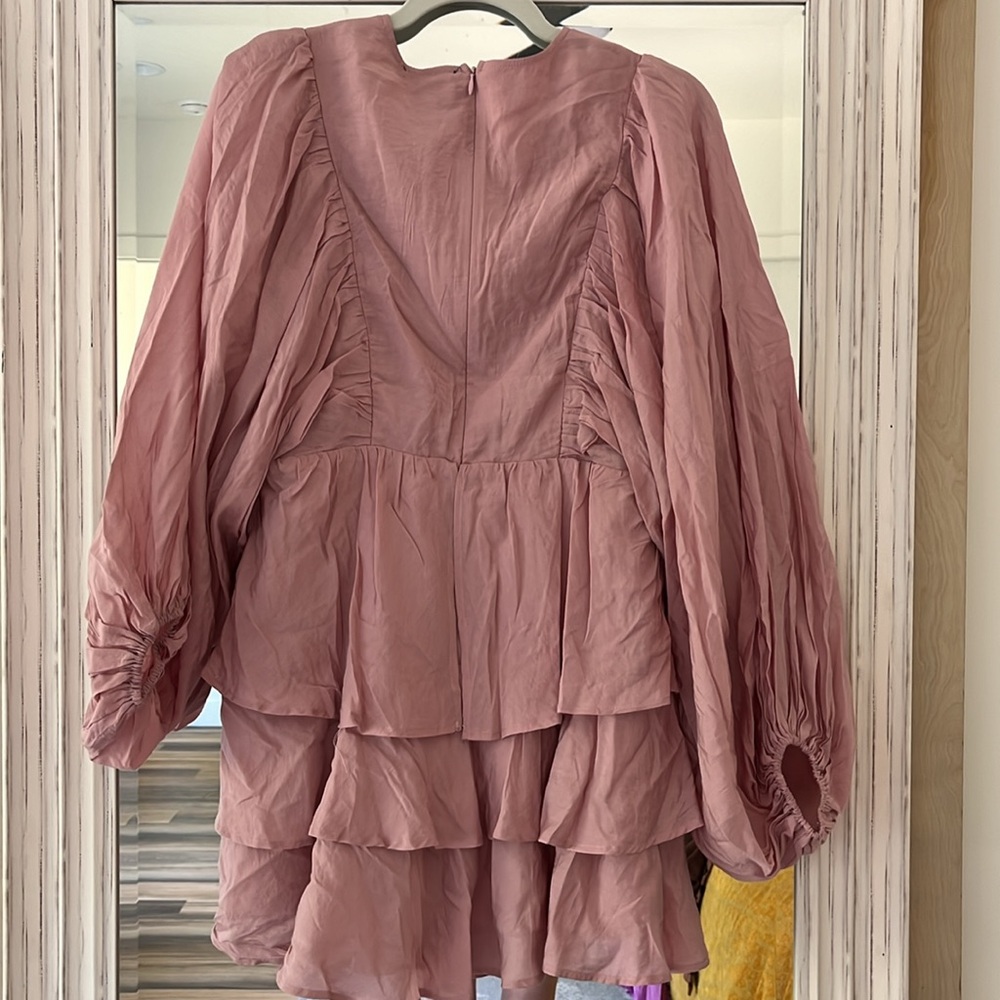 VICI Collection NWT‎ Rose Ruffle Mini Dress Size Medium - Picture 8 of 8